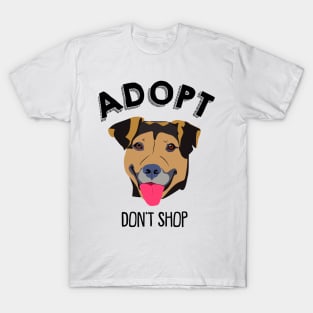 Adopt Don't Shop - Dog Lovers Dogs T-Shirt